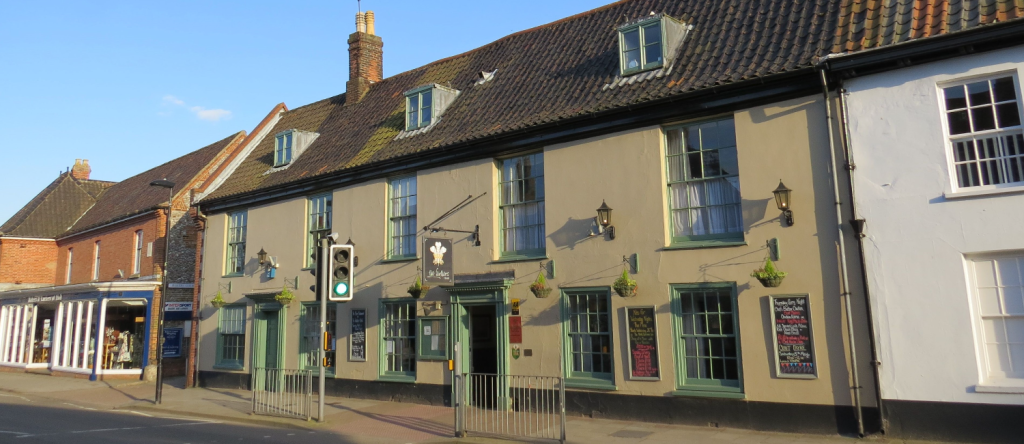 Shops along a street in Holt